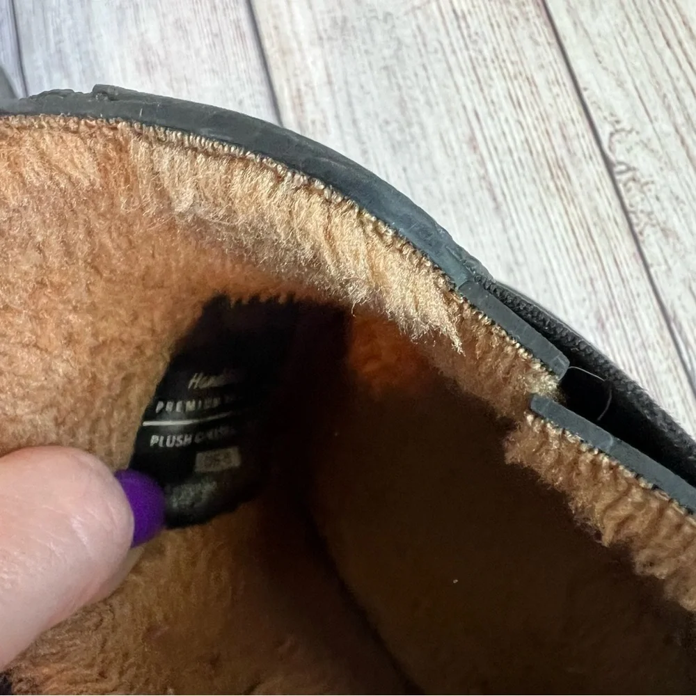 CHOOKA Delridge Waterproof Plush Chelsea Bootie Black 8